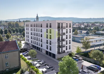 Prodej bytu 1+kk, 25.4 m2 s balkónem 4.65 m2, Mánesova, Lipník nad Bečvou